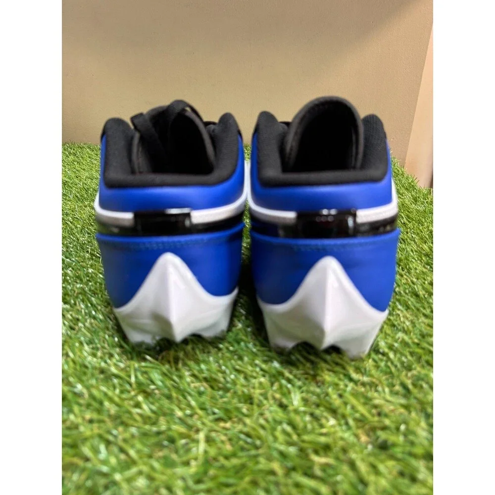 Nike Air Jordan 1 Low TD Royal Blue Black Football Cleats FJ6245-401 Mens 10 NEW